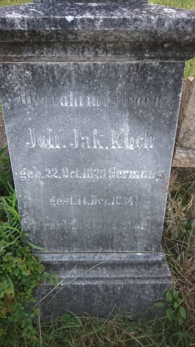 KOCH Joh. Jak. 1829-1894