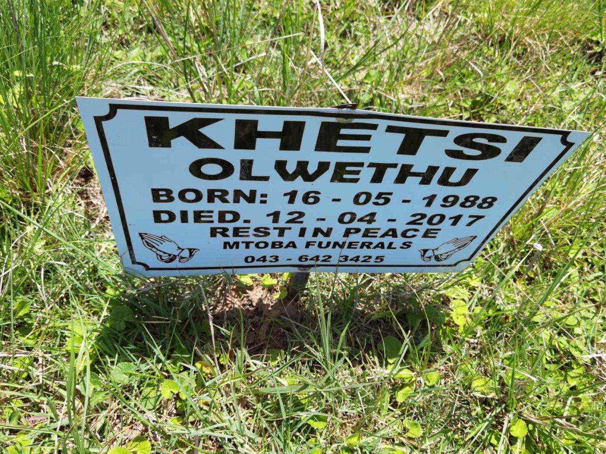 KHETSI Olwethu 1988-1917