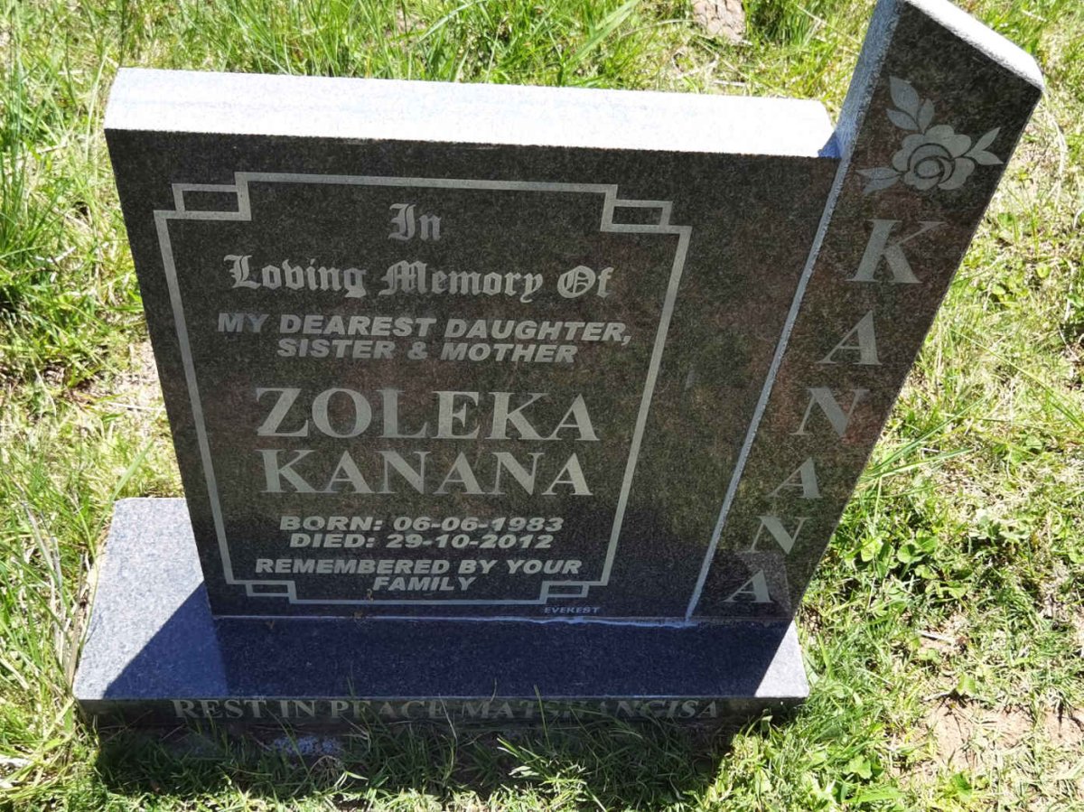 KANANA Zoleka 1983-2012