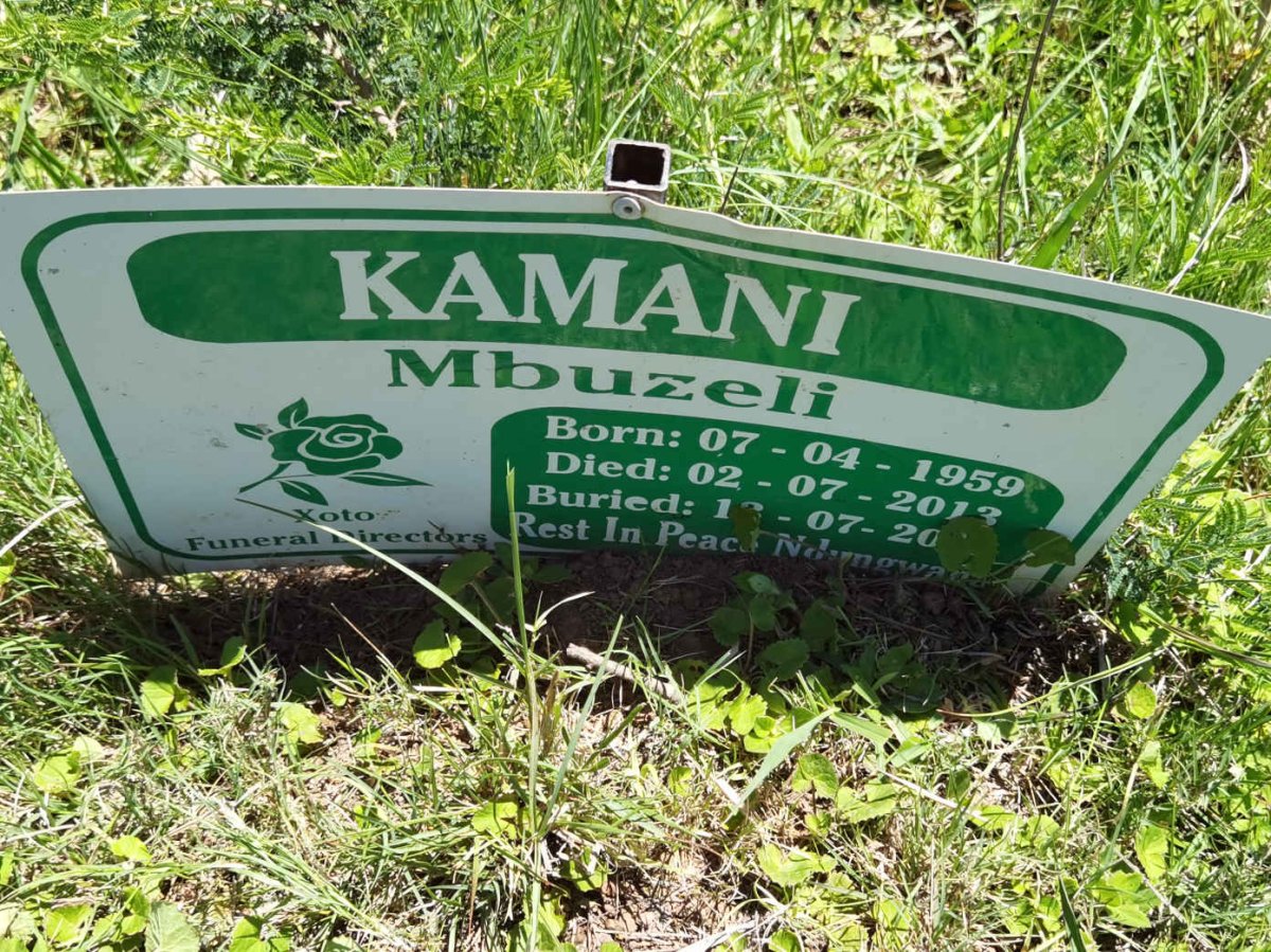 KAMANI Mbuzeli 1959-2013