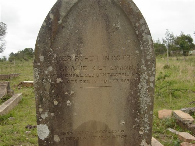 KIETZMANN Amalie nee HEMPEL 1846-1889