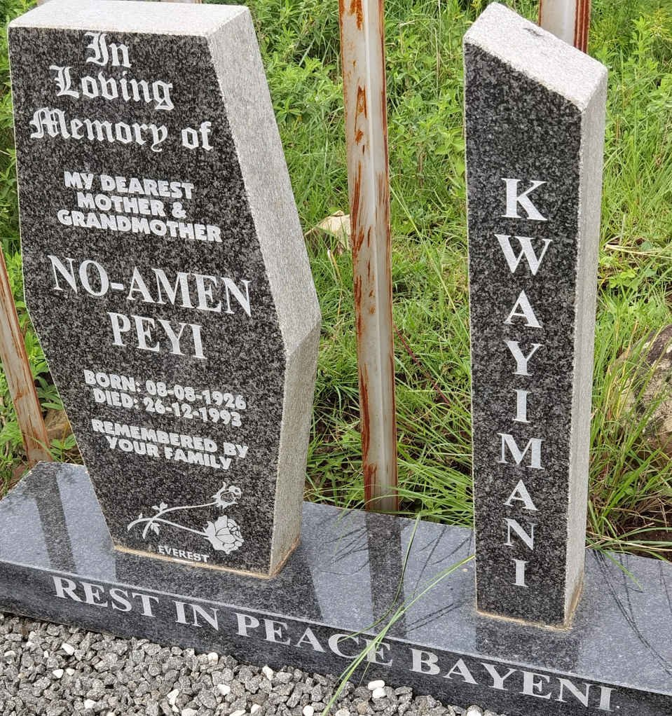 KWAYIMANI No-Amen Peyi 1926-1993