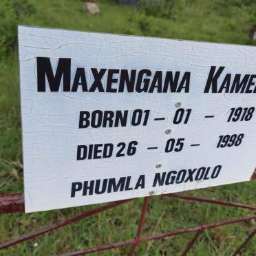 KAMENI Maxengana 1918-1998