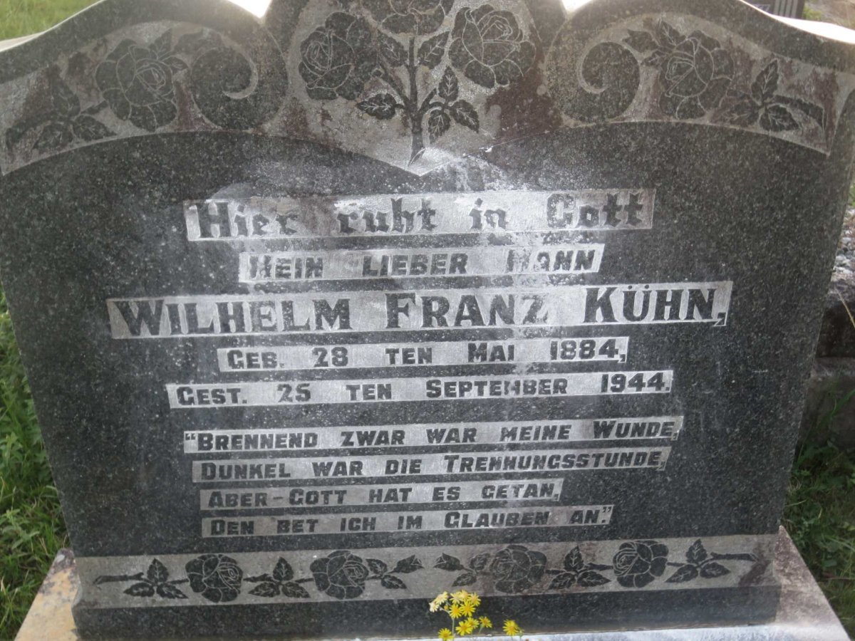 KUHN Wilhelm Franz 1884-1944