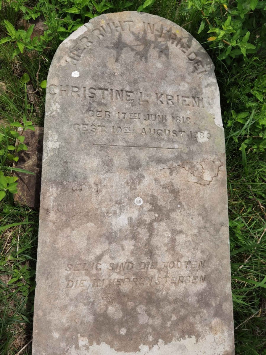 KRIENKE Christine L. 1818-1880