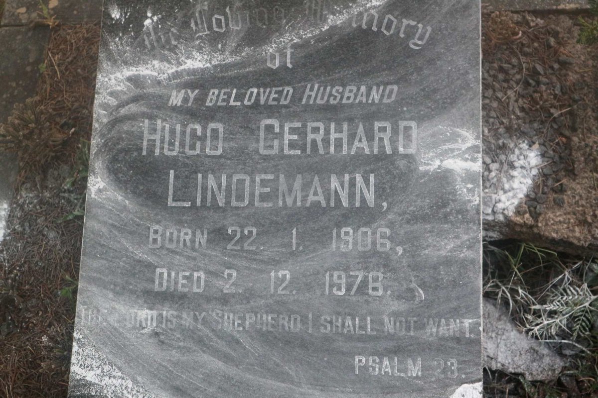 LINDEMANN Hugo Gerhard 1906-1976