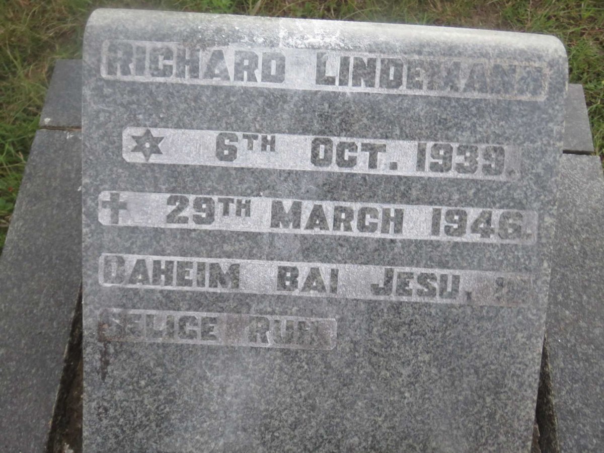 LINDEMANN Richard 1939-1946