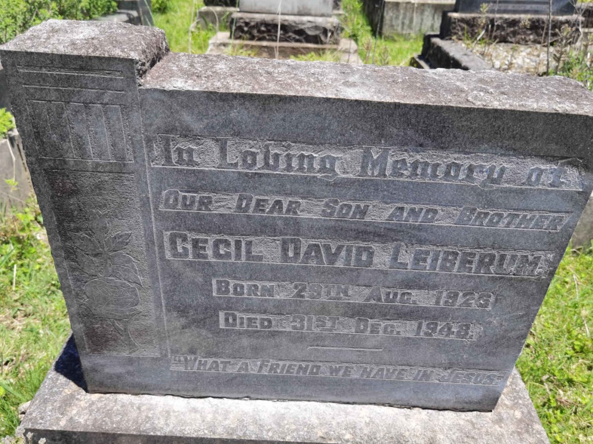 LEIBERUM Cecil David 192?-1948