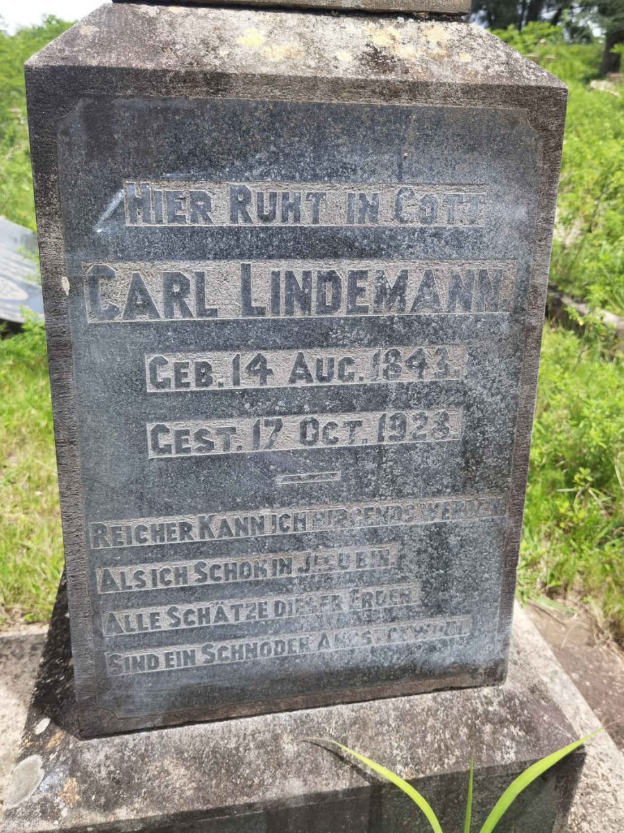 LINDEMANN Carl 1843-1928
