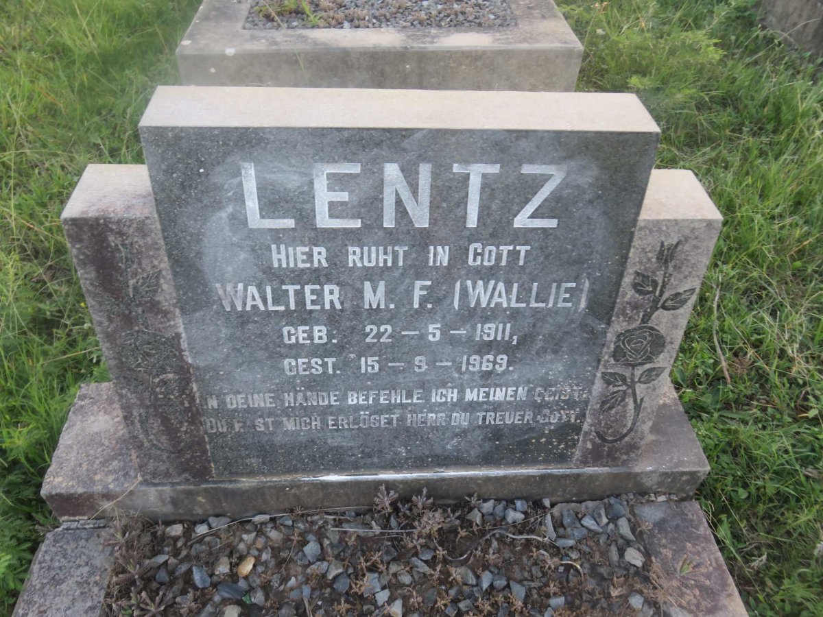 LENTZ Walter M.F. 1911-1969