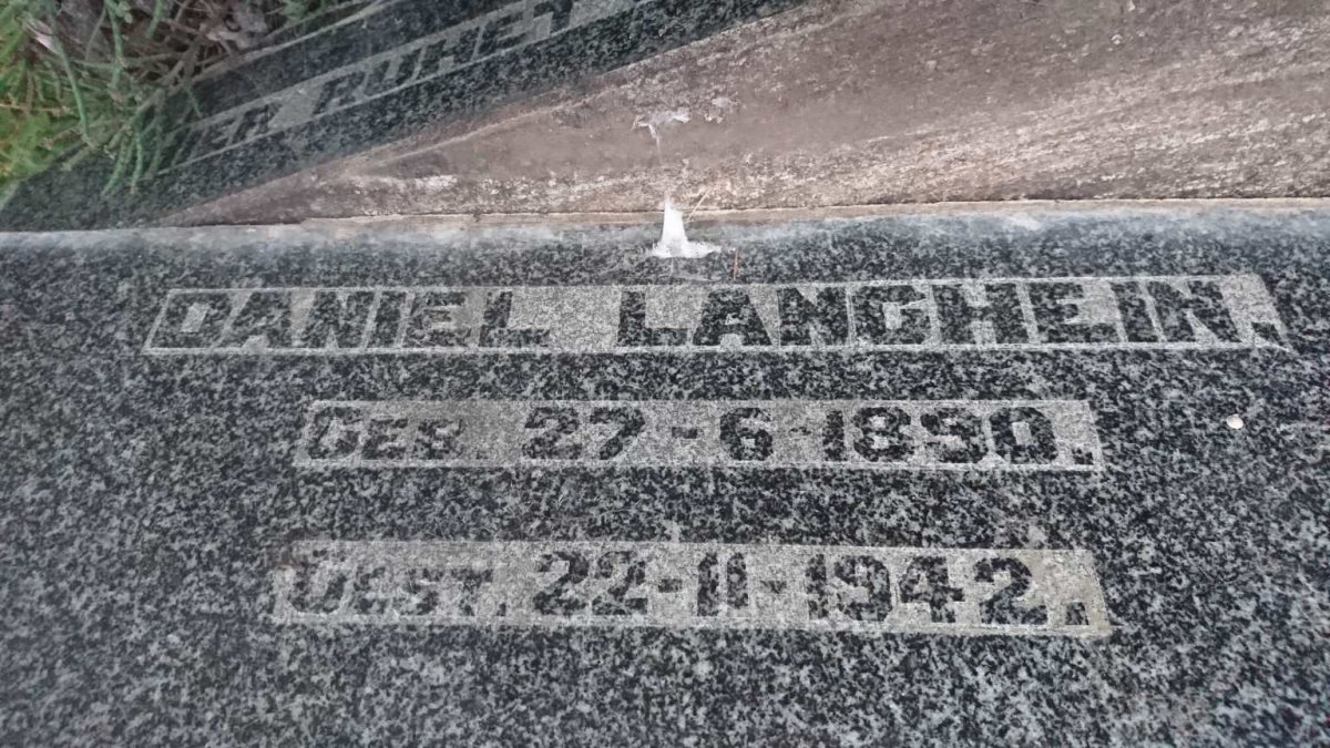 LANGHEIN Daniel 1890-1942