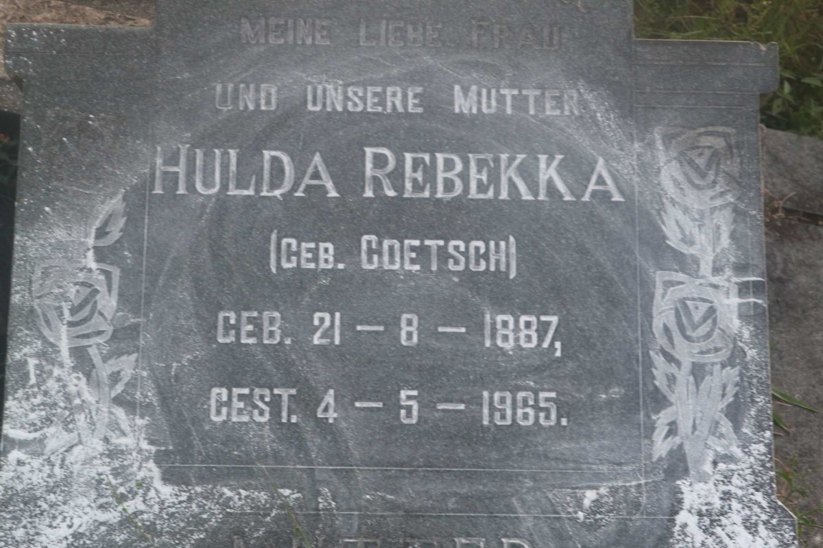 LINDEMANN Rudolph 1884-1970 &amp; Hulda Rebekka GOETSCH 1887-1965