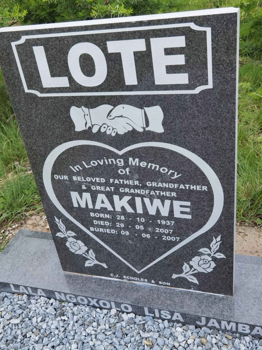 LOTE Makiwe 1937-2007