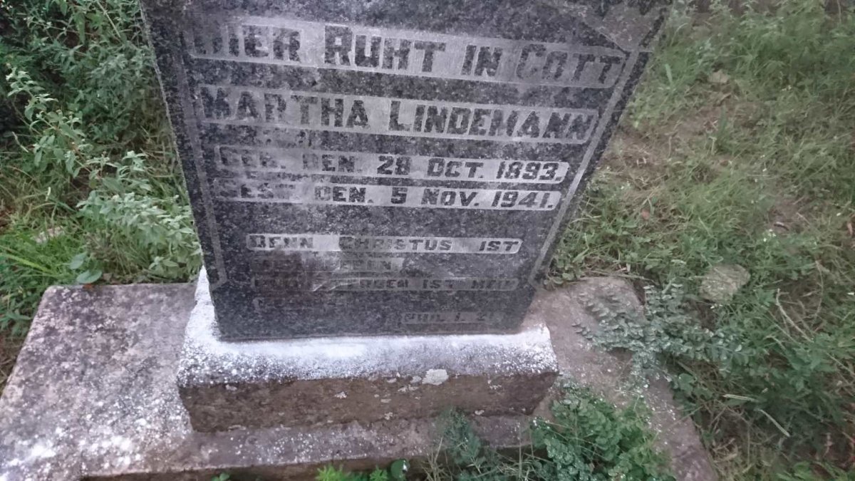 LINDEMANN Martha 1893-1941