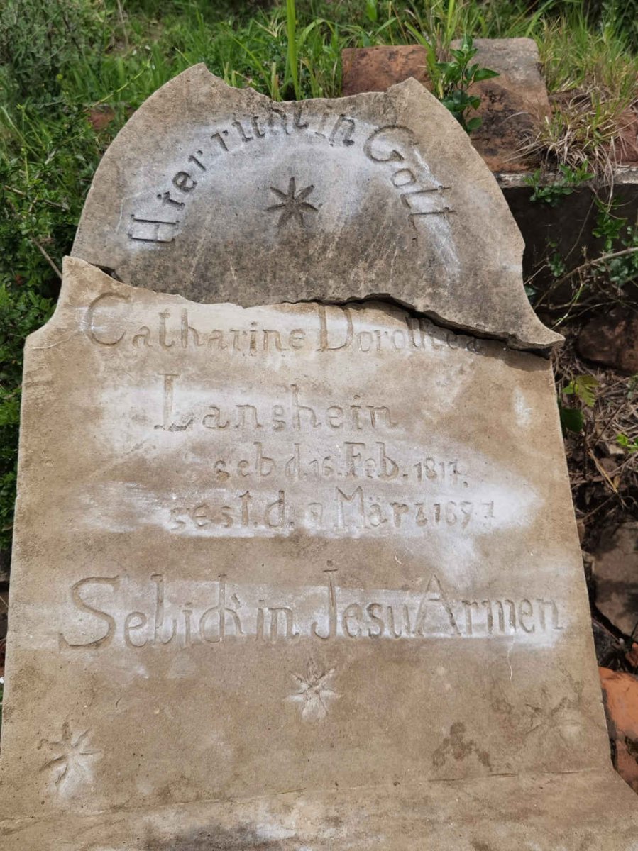 LANGHEIN Catherine Dorothea 1817-189?