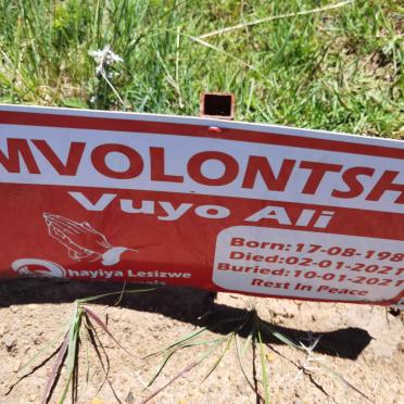 MVOLONTSHI Vuyo Ali 1981-2021