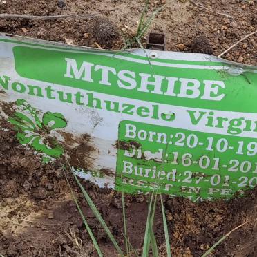 MTSHIBE Nontuthuzelo Virginia 1932-2018