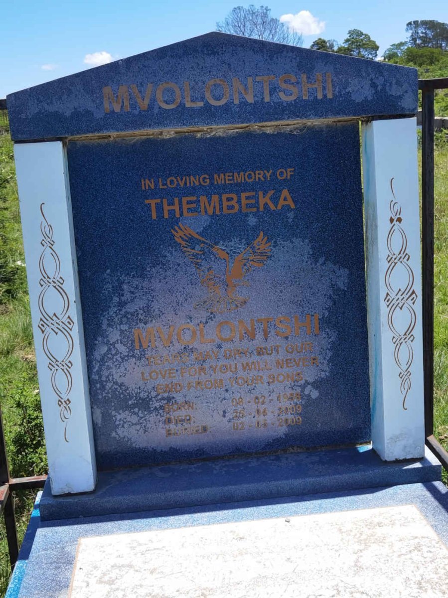 MVOLONTSHI Thembeka 1958-2009