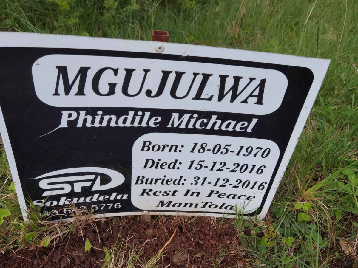 MGUJULWA Phindile Michael 1970-2016