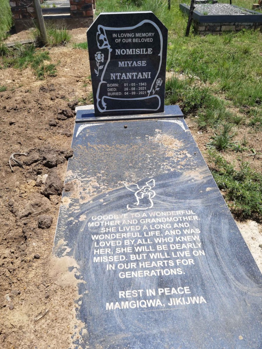 NTANTANI Nomisile Miyase 1943-2021
