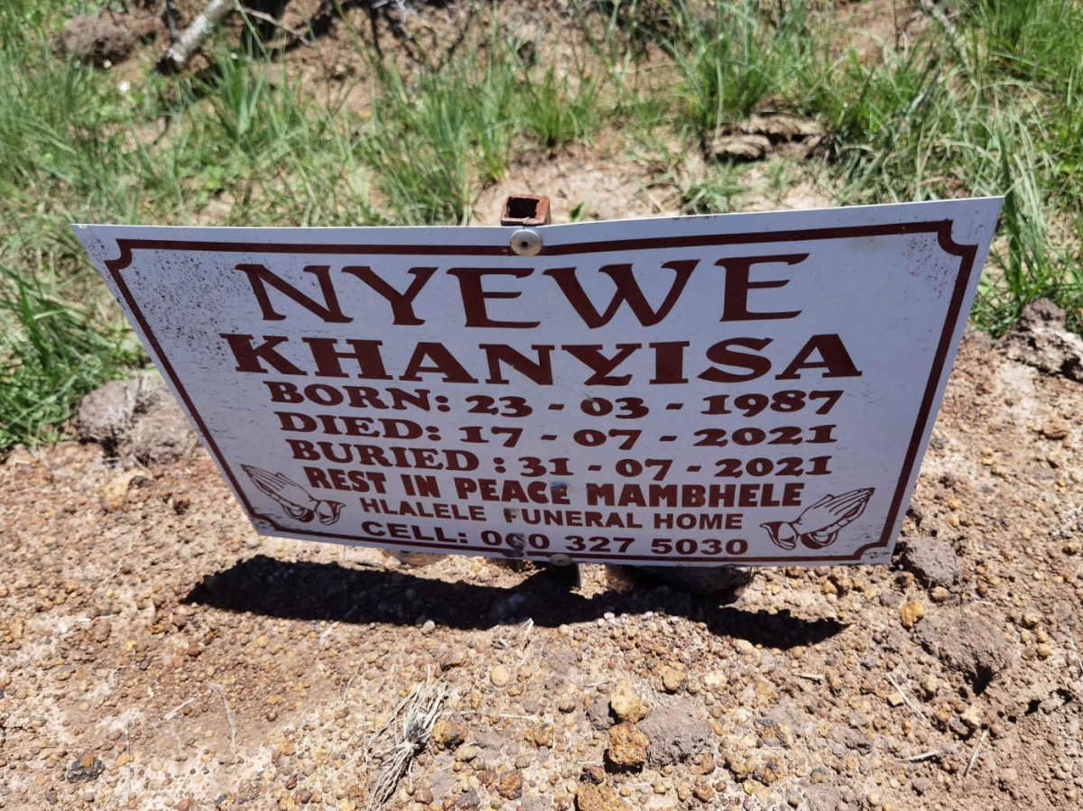 NYEWE Khanyisa 1987-2021