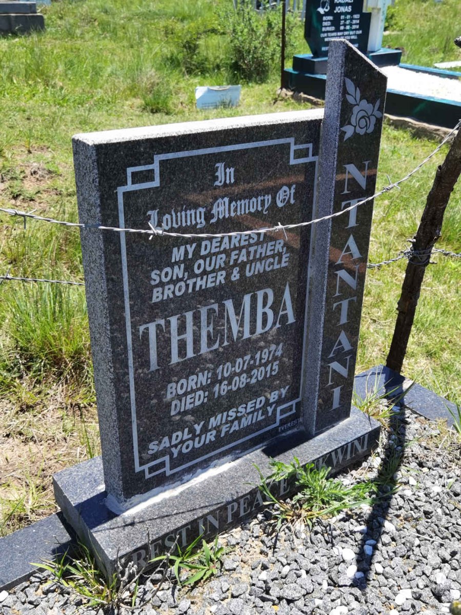 NTANTANI Themba 1974-2015