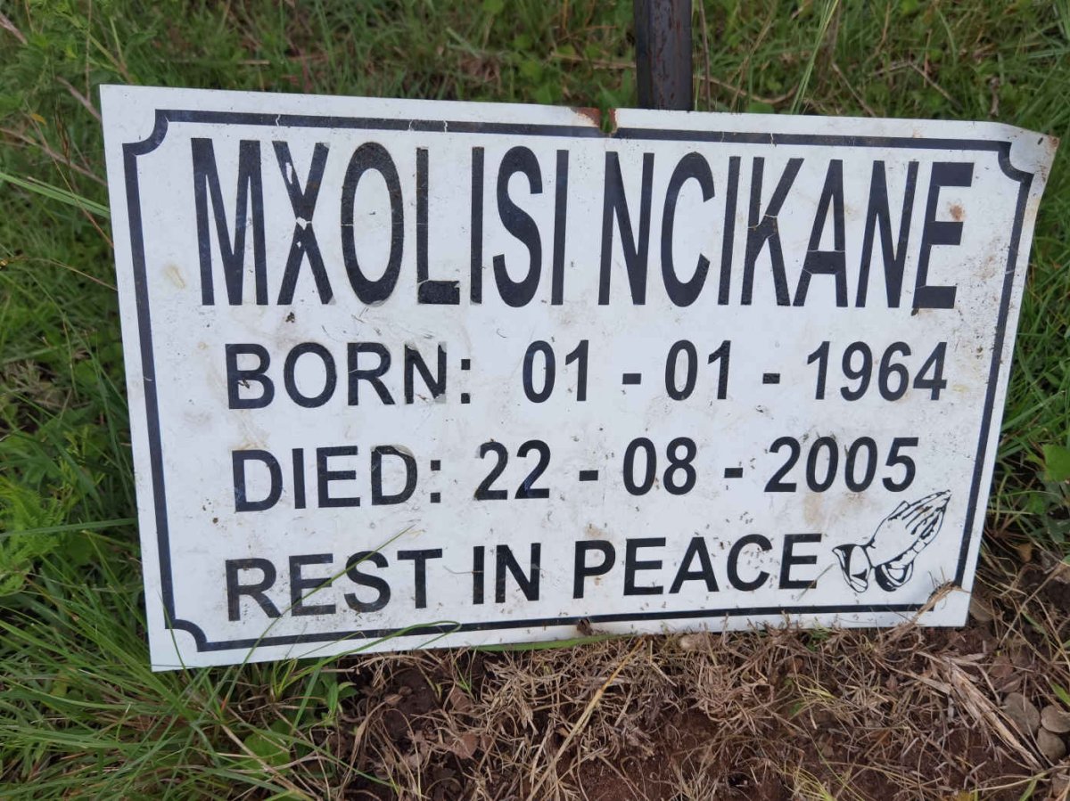 NCIKANE Mxolisi 1964-2005