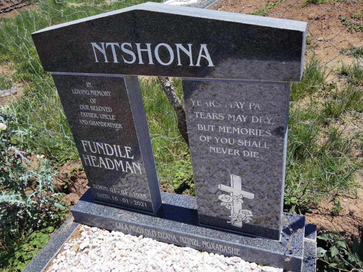 NTSHONA Fundile Headman 1935-2021