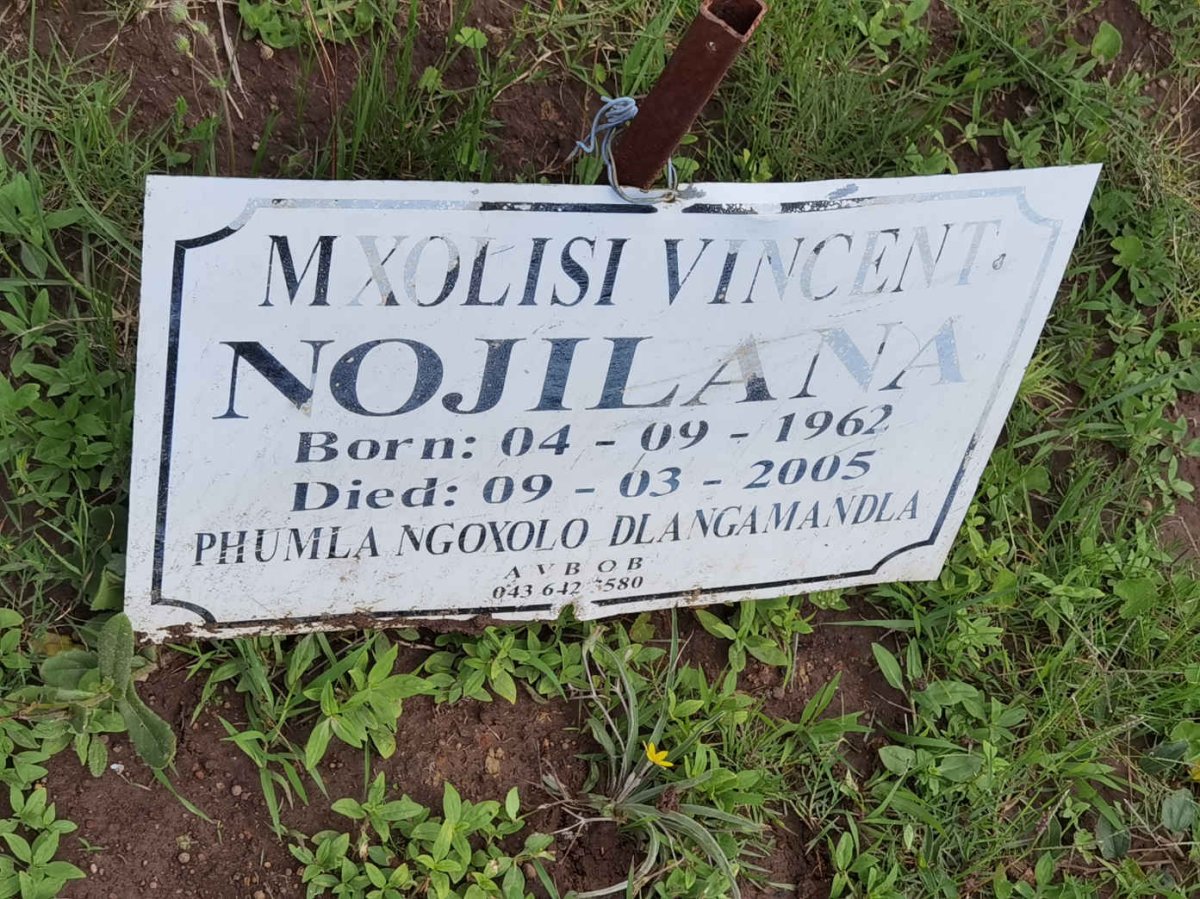 NOJILANA Mxolisi Vincent 1962-2005