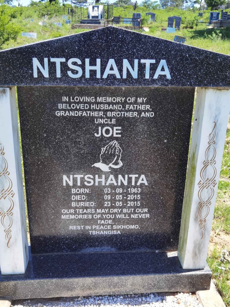 NTSHANTA Joe 1963-2015