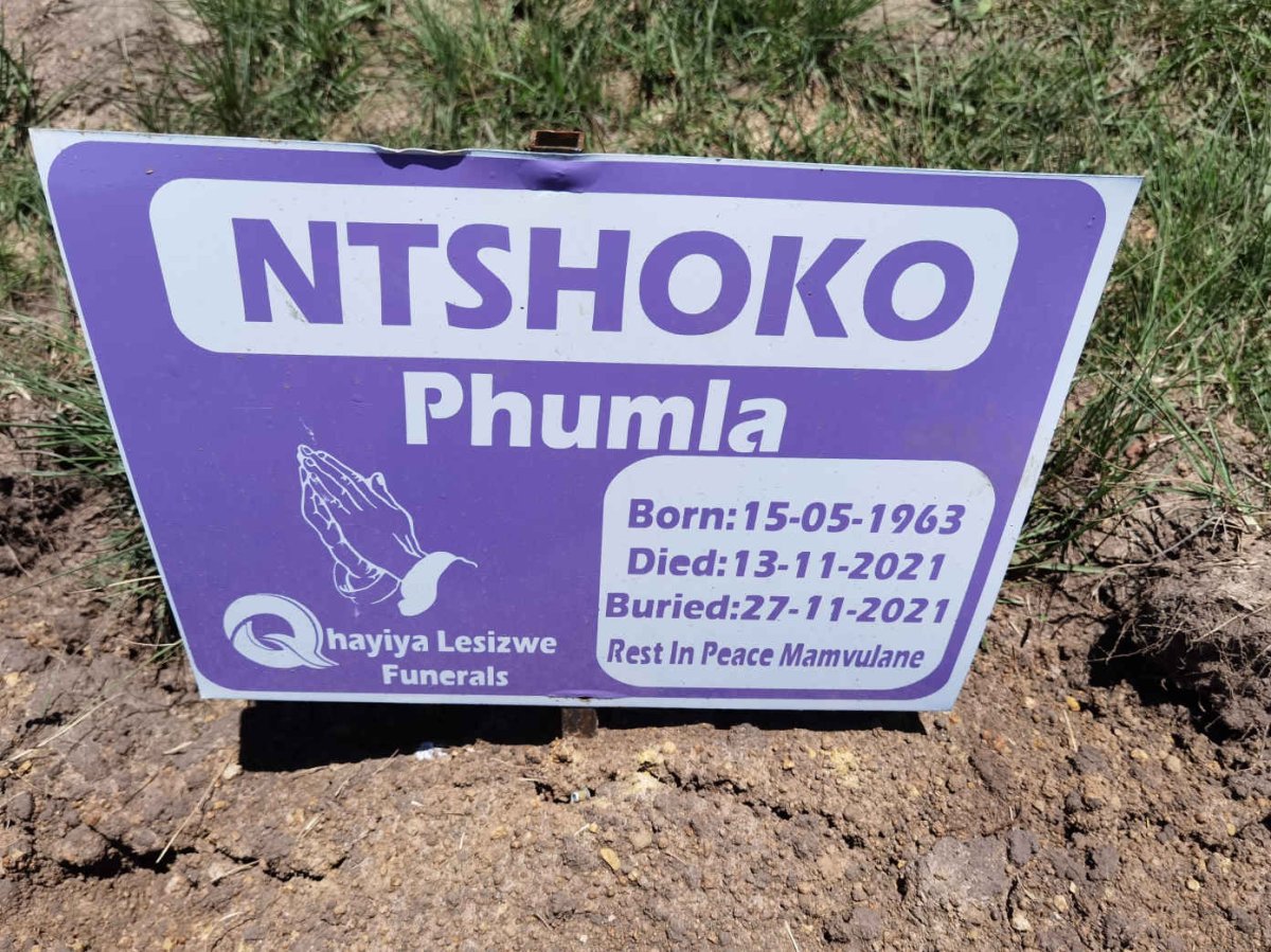 NTSHOKO Phumla 1963-2021