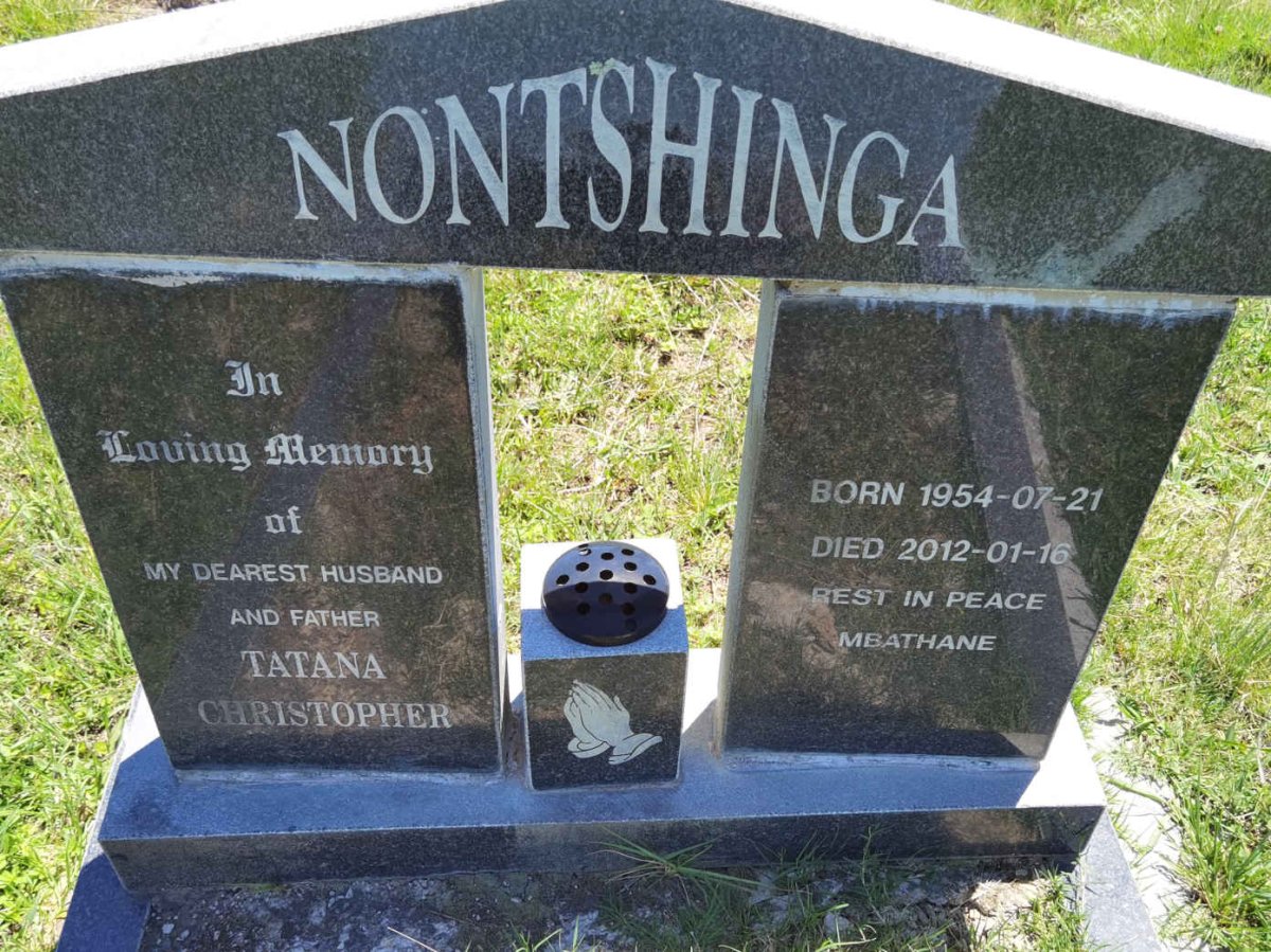 NONTSHINGA Tatana Christopher 1954-2012