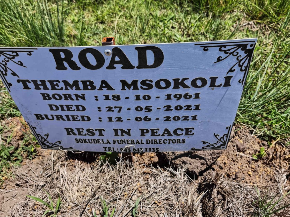 ROAD Themba Msokoli 1961-2021