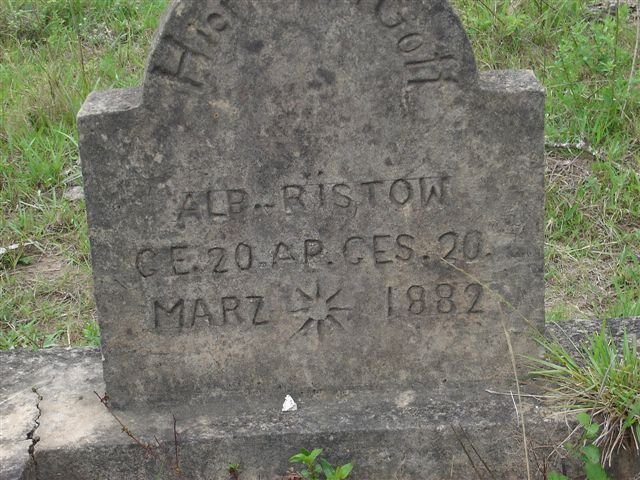 RISTOW Alb.1882-1882