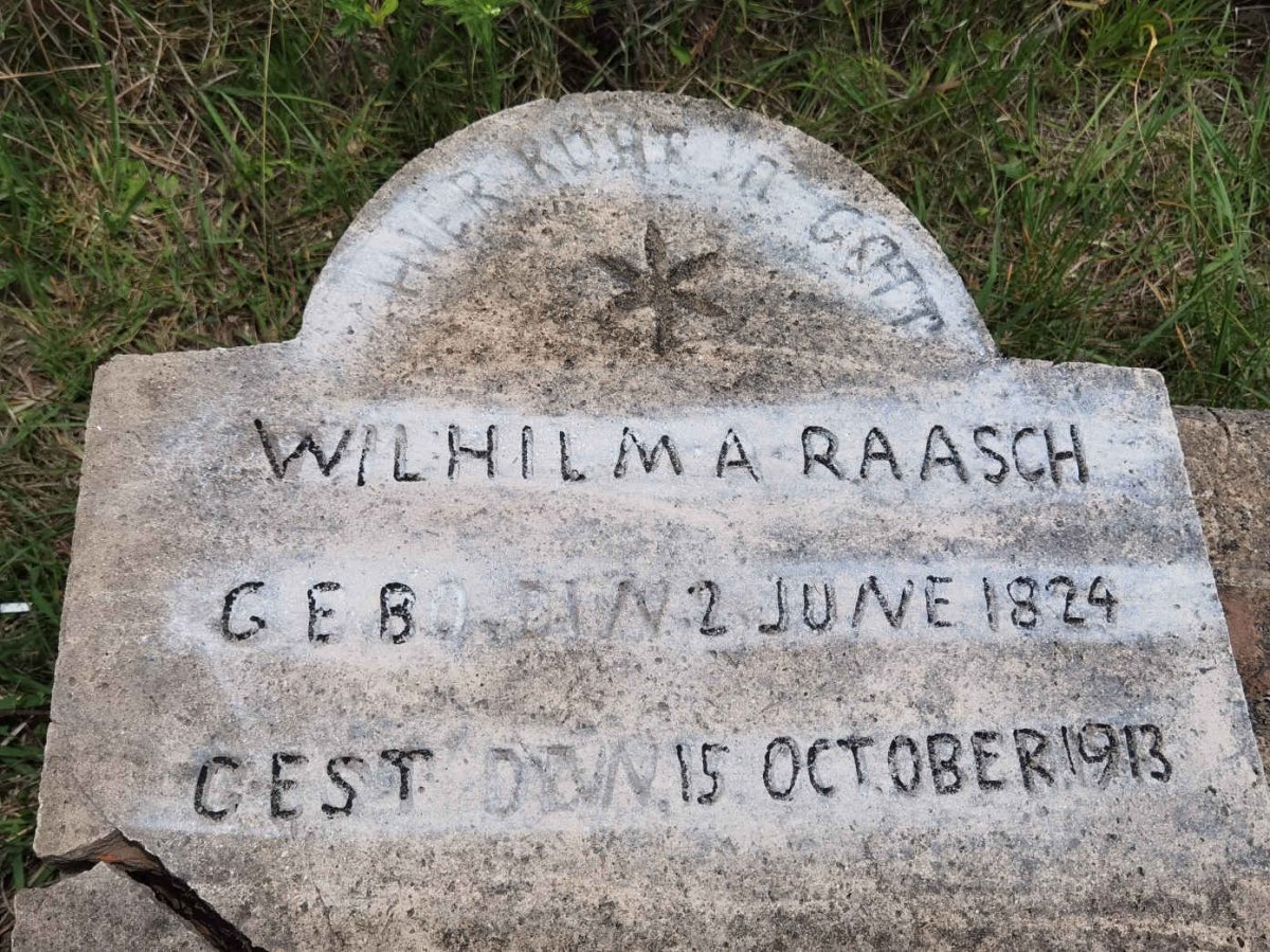 RAASCH Wilhilm A. 1824-1913