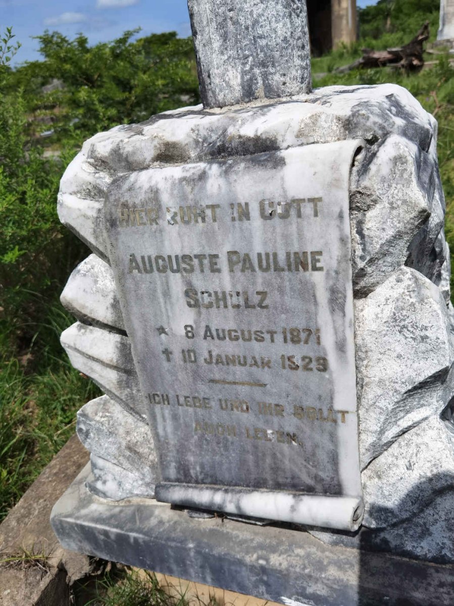 SCHULZ Auguste Pauline 1871-1929