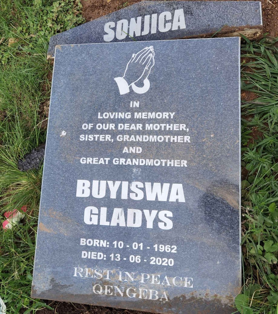 SONJICA Buyiswa Gladys 1962-2020