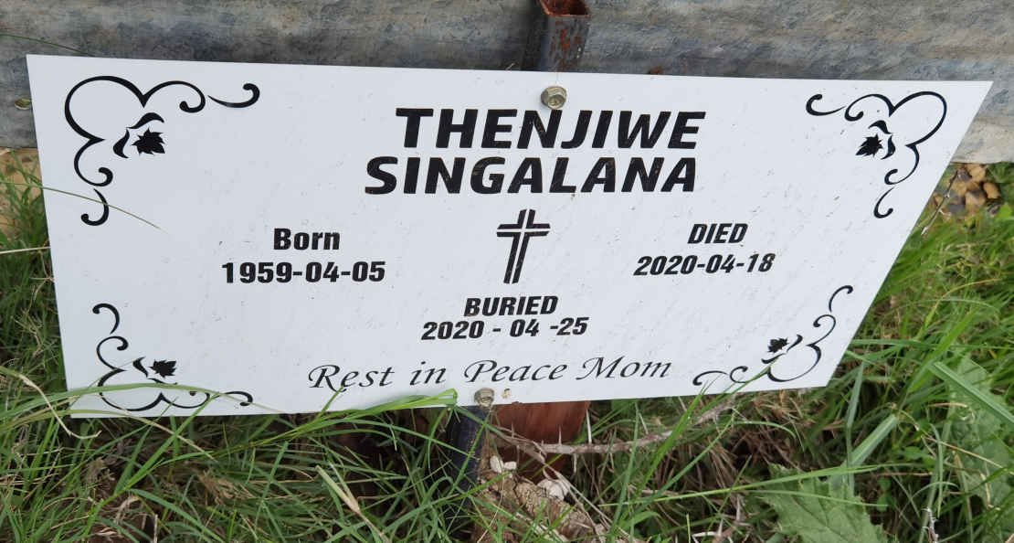 SINGALANA Thenjiwe 1959-2020