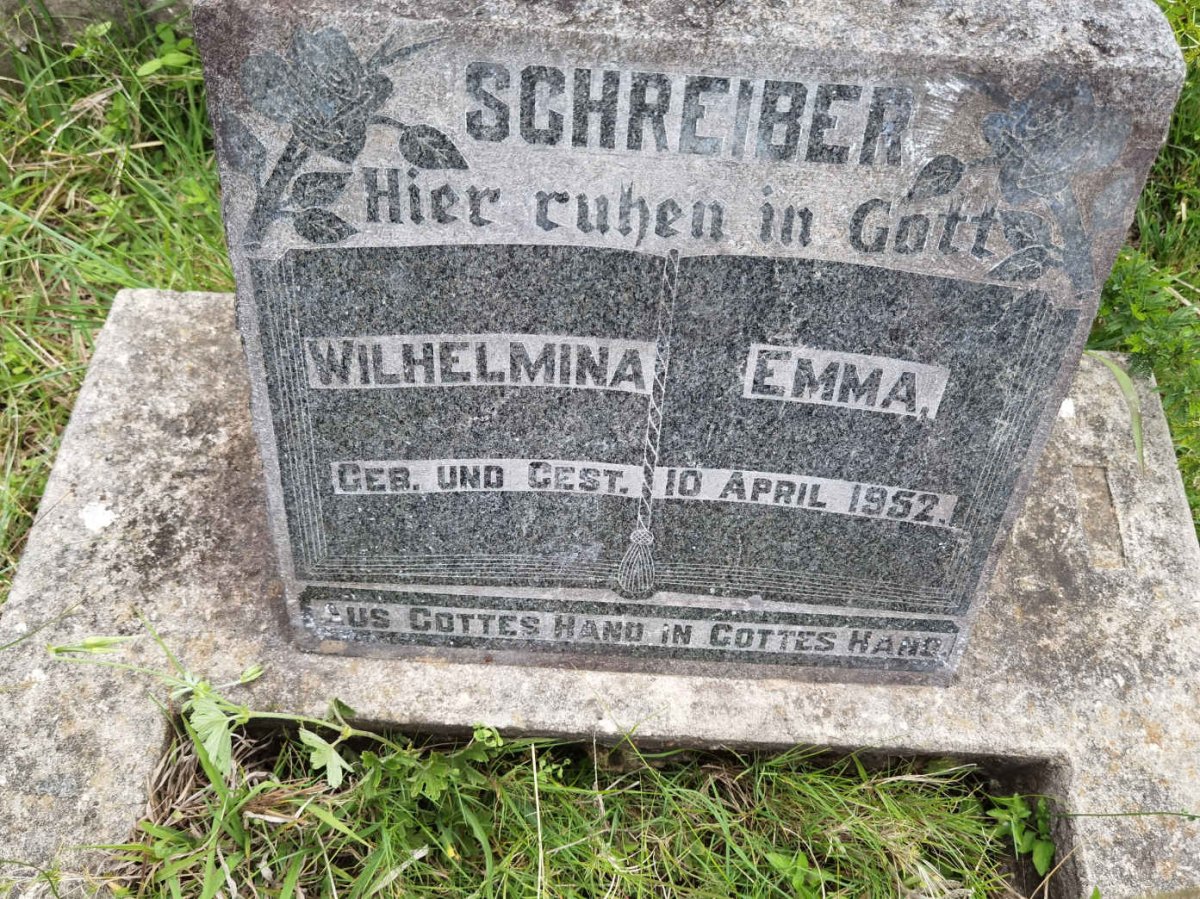 SCHREIBER Wilhelmina Emma 1952-1952