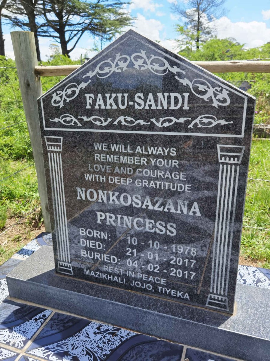 SANDI Nonkosazana Princess, FAKU- 1978-2017
