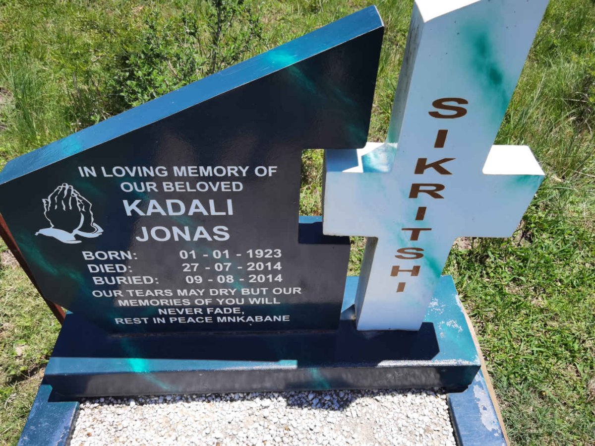 SIKRITSHI Kadali Jonas 1923-2014
