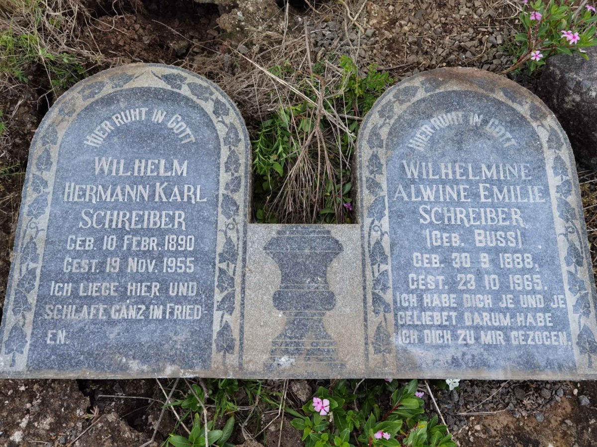 SCHREIBER Wilhelm Hermann Karl 1890-1955 &amp; Wilhelmine Alwine Emilie BUSS 1888-1965