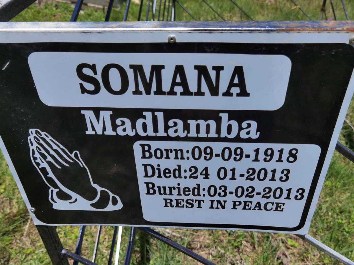 SOMANA Madlamba 1918-2013