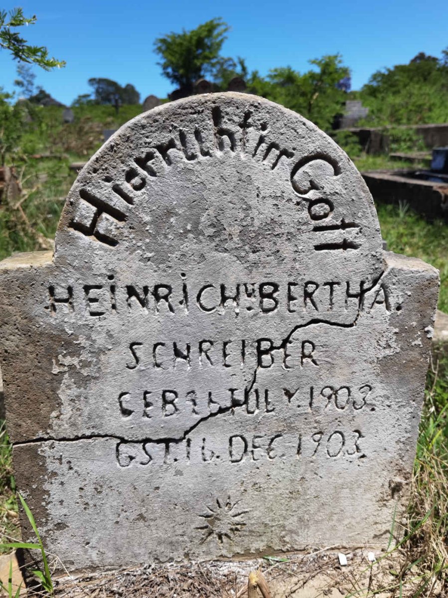 SCHREIBER Heinrich Bertha 1903-1903