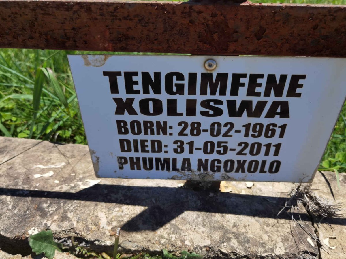 TENGIMFENE Xoliswa 1961-2011