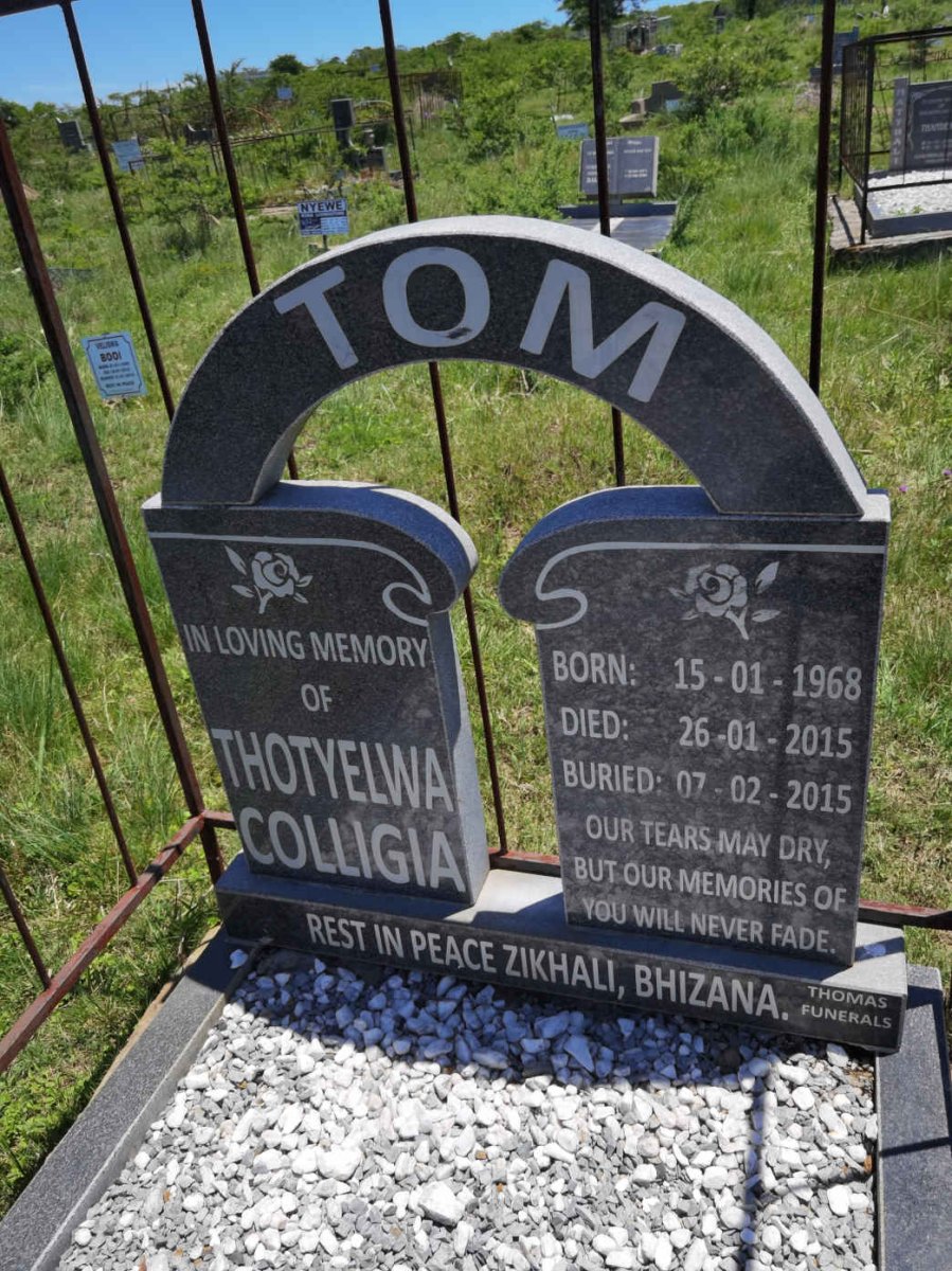 TOM Thotyelwa Colligia 1968-2015