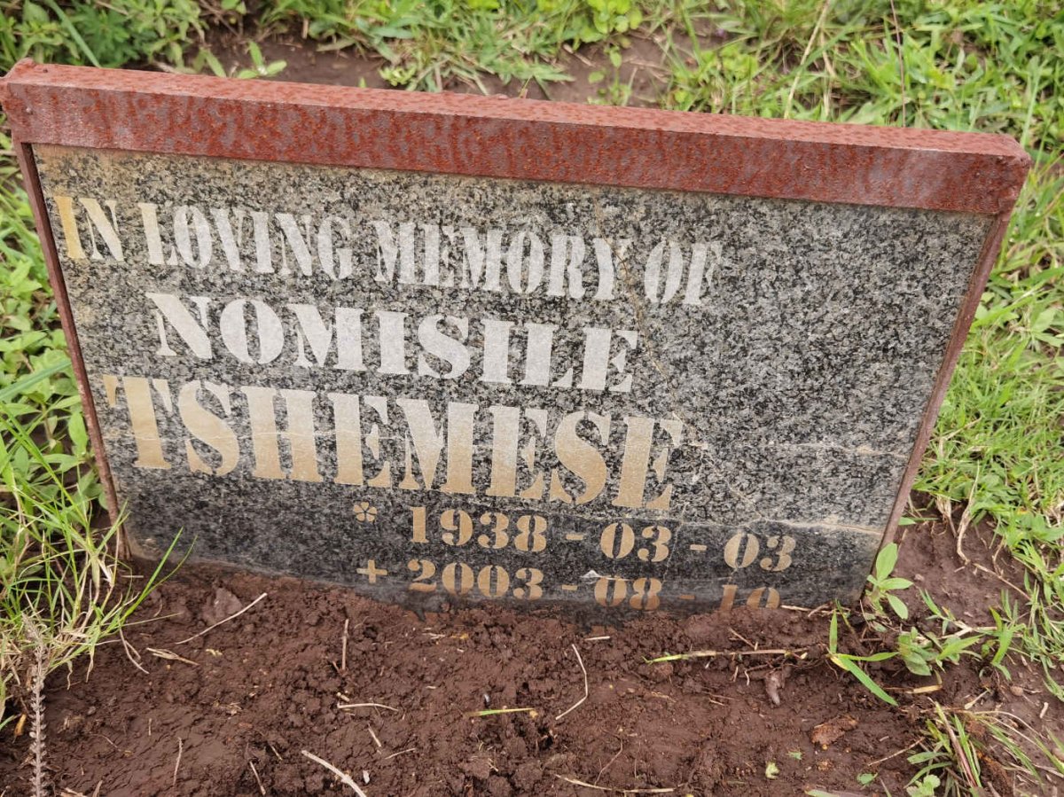 TSHEMESE Nomisile 1933-2003