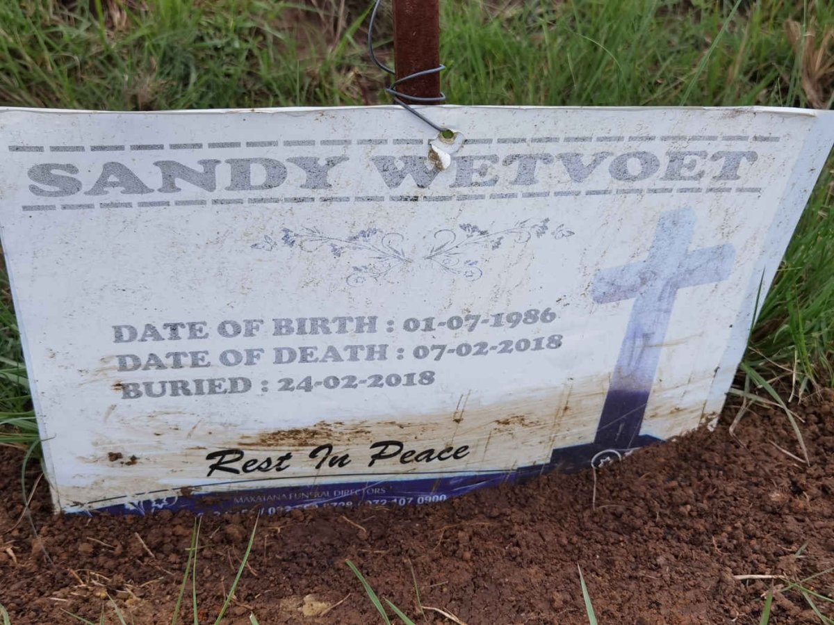 WETVOET Sandy 1986-2018