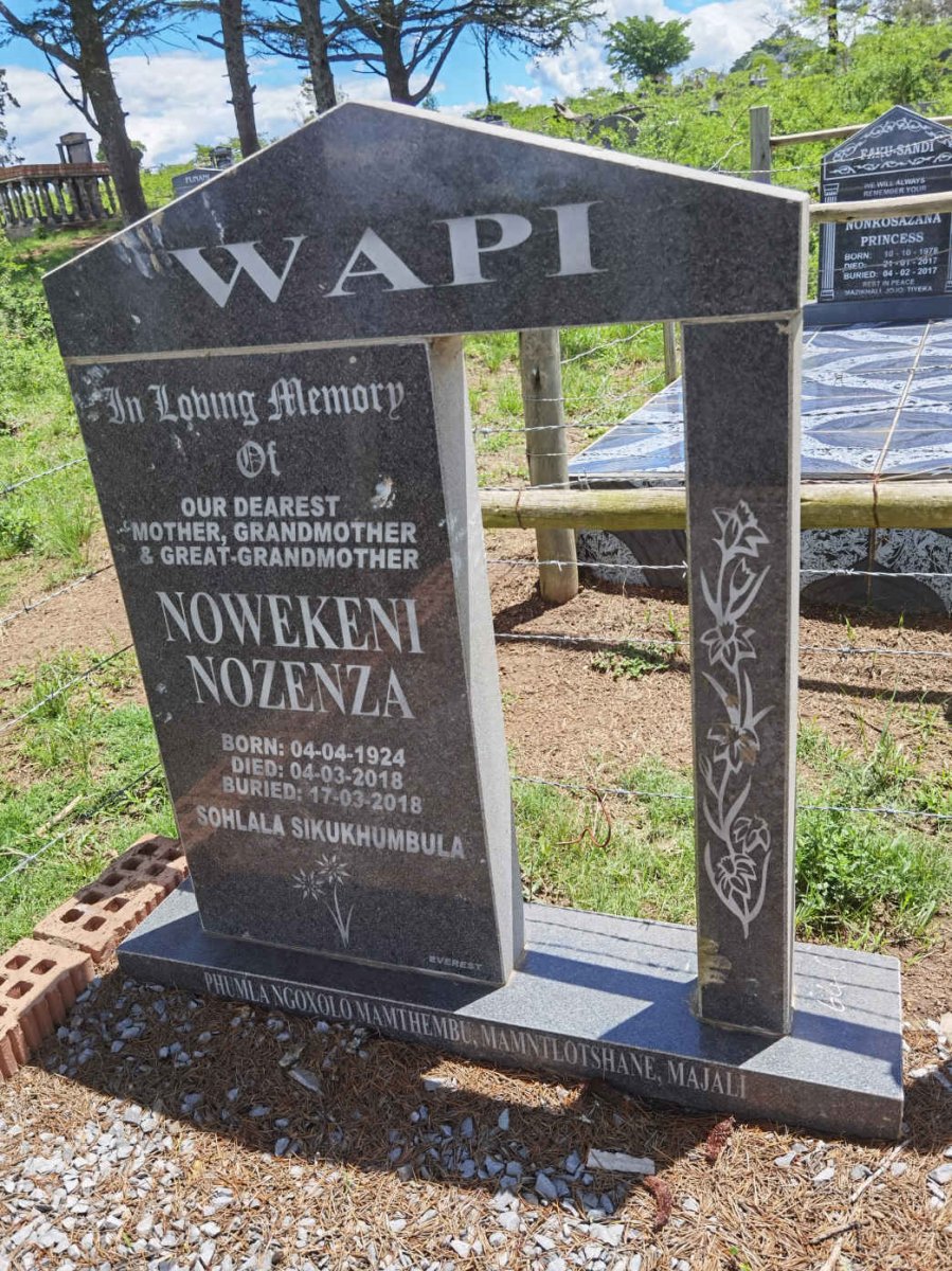 WAPI Nowekeni Nozenza 1924-2018