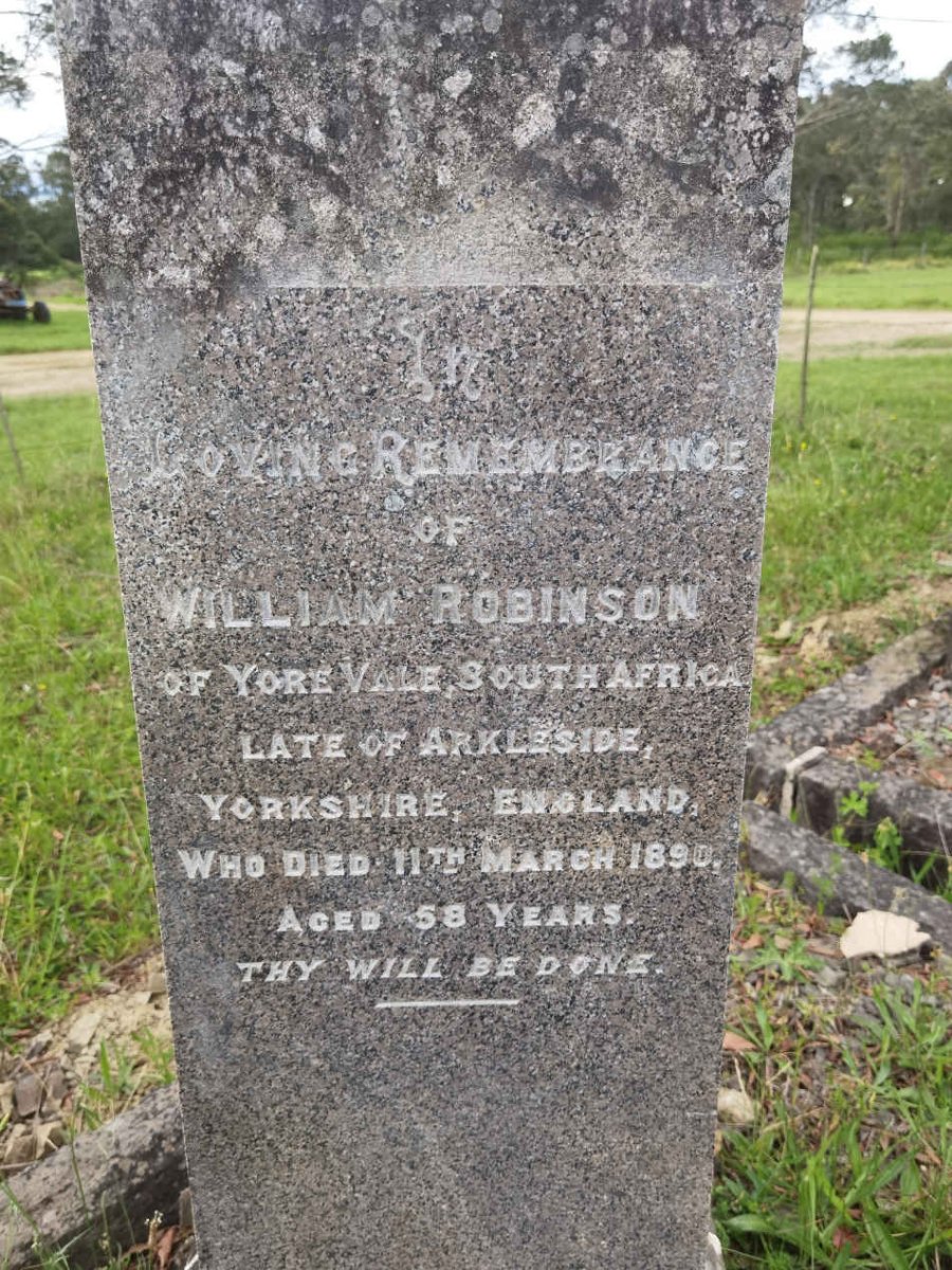 ROBINSON William -1890